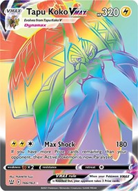 Tapu Koko VMAX (Secret) (166/163) [SWSH05 Battle Styles]