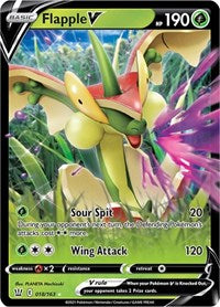 Flapple V (018/163) [SWSH05 Battle Styles]