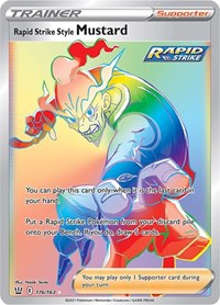 Rapid Strike Style Mustard (Secret) (176/163) [SWSH05 Battle Styles]