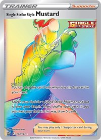 Single Strike Style Mustard (Secret) (177/163) [SWSH05 Battle Styles]