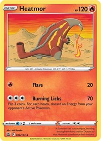 Heatmor (026/163) [SWSH05 Battle Styles]