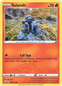 Salandit (027/163) [SWSH05 Battle Styles]