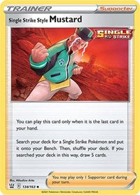 Single Strike Style Mustard (134/163) [SWSH05 Battle Styles]
