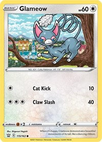 Glameow (115/163) [SWSH05 Battle Styles]