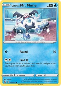 Galarian Mr. Mime (034/163) [SWSH05 Battle Styles]