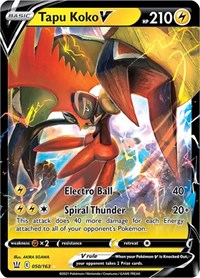 Tapu Koko V (050/163) [SWSH05 Battle Styles]