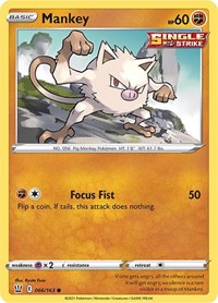 Mankey (066/163) [SWSH05 Battle Styles]