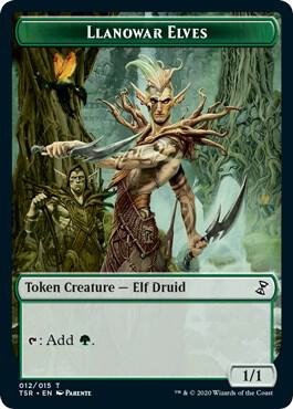 Llanowar Elves Token (12) [Time Spiral Remastered]