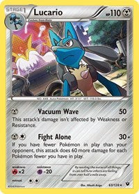 Lucario - 63/124 (Cosmos Holo) (063/124) [Miscellaneous Cards and Products]