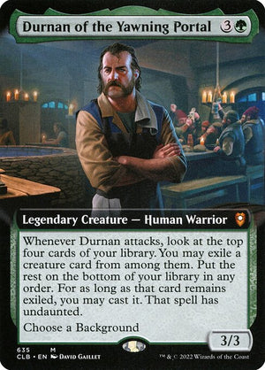 Durnan of the Yawning Portal (635) [Commander Legends: Battle for Baldur's Gate] [Extended Art]