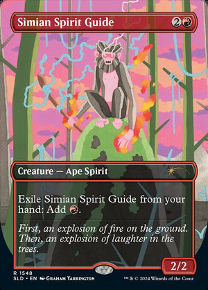 Simian Spirit Guide (1548) [Secret Lair Drop] [Borderless]