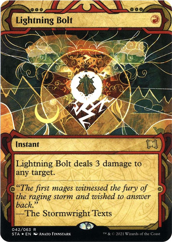 Lightning Bolt (Foil Etched) (42) [Strixhaven Mystical Archive]
