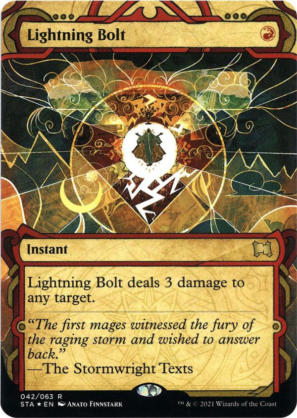 Lightning Bolt (Foil Etched) (42) [Strixhaven Mystical Archive]