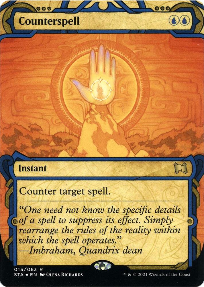 Counterspell (Foil Etched) (15) [Strixhaven Mystical Archive]