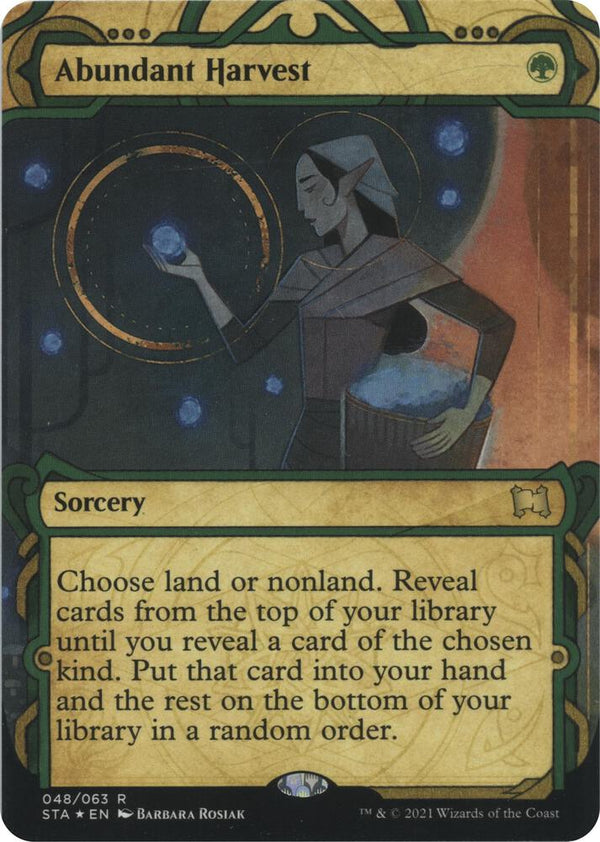 Abundant Harvest (Foil Etched) (48) [Strixhaven Mystical Archive]