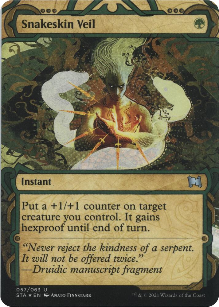 Snakeskin Veil (Foil Etched) (57) [Strixhaven Mystical Archive]