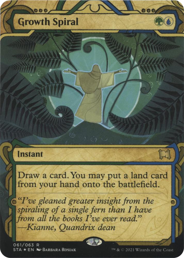 Growth Spiral (Foil Etched) (61) [Strixhaven Mystical Archive]