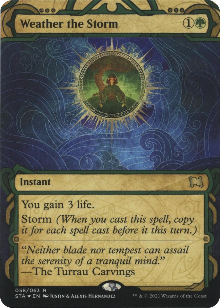 Weather the Storm (Foil Etched) (58) [Strixhaven Mystical Archive]