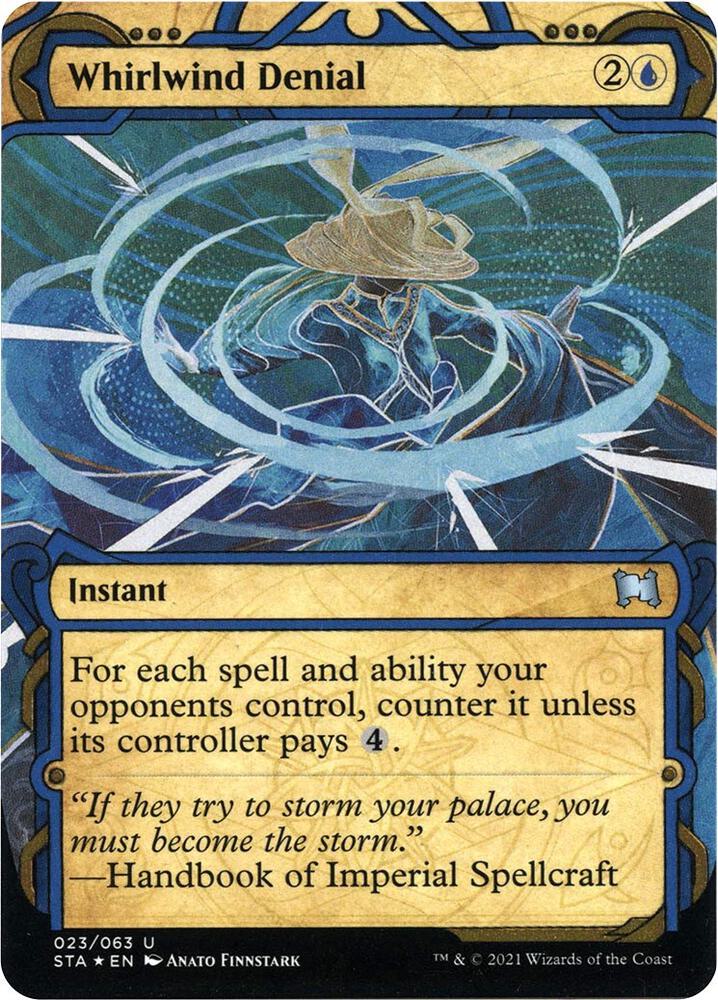 Whirlwind Denial (Foil Etched) (23) [Strixhaven Mystical Archive]