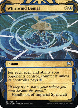 Whirlwind Denial (Foil Etched) (23) [Strixhaven Mystical Archive]
