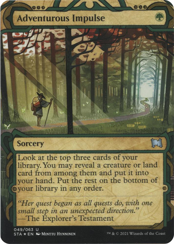 Adventurous Impulse (Foil Etched) (49) [Strixhaven Mystical Archive]
