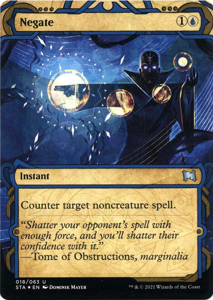 Negate (Foil Etched) (18) [Strixhaven Mystical Archive]