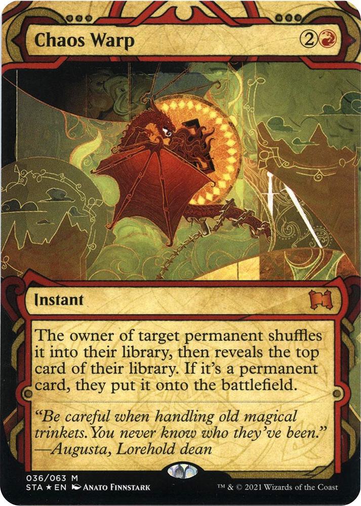 Chaos Warp (Foil Etched) (36) [Strixhaven Mystical Archive]