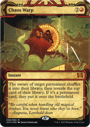 Chaos Warp (Foil Etched) (36) [Strixhaven Mystical Archive]