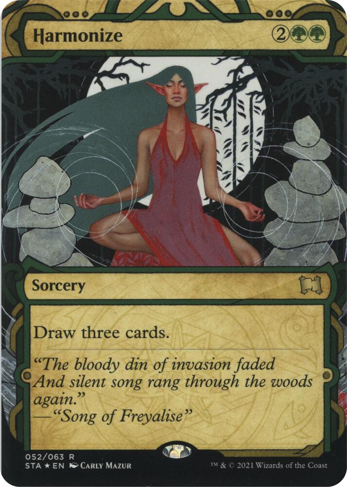 Harmonize (Foil Etched) (52) [Strixhaven Mystical Archive]