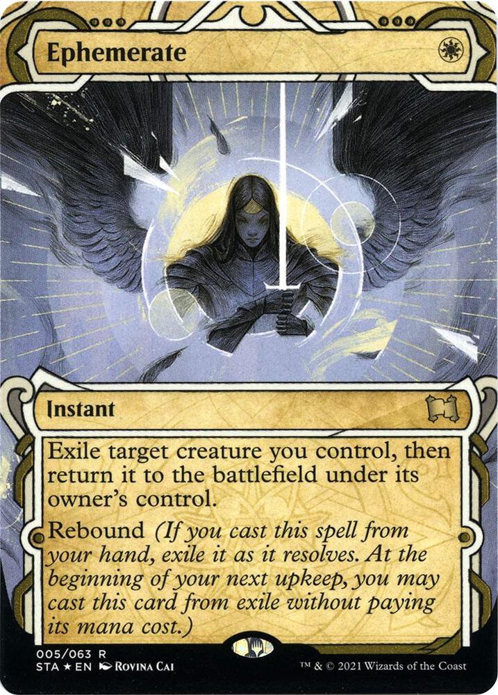 Ephemerate (Foil Etched) (5) [Strixhaven Mystical Archive]