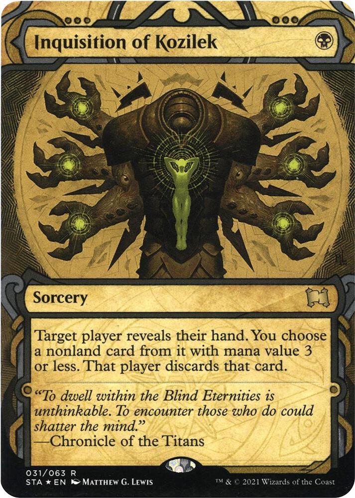 Inquisition of Kozilek (Foil Etched) (31) [Strixhaven Mystical Archive]