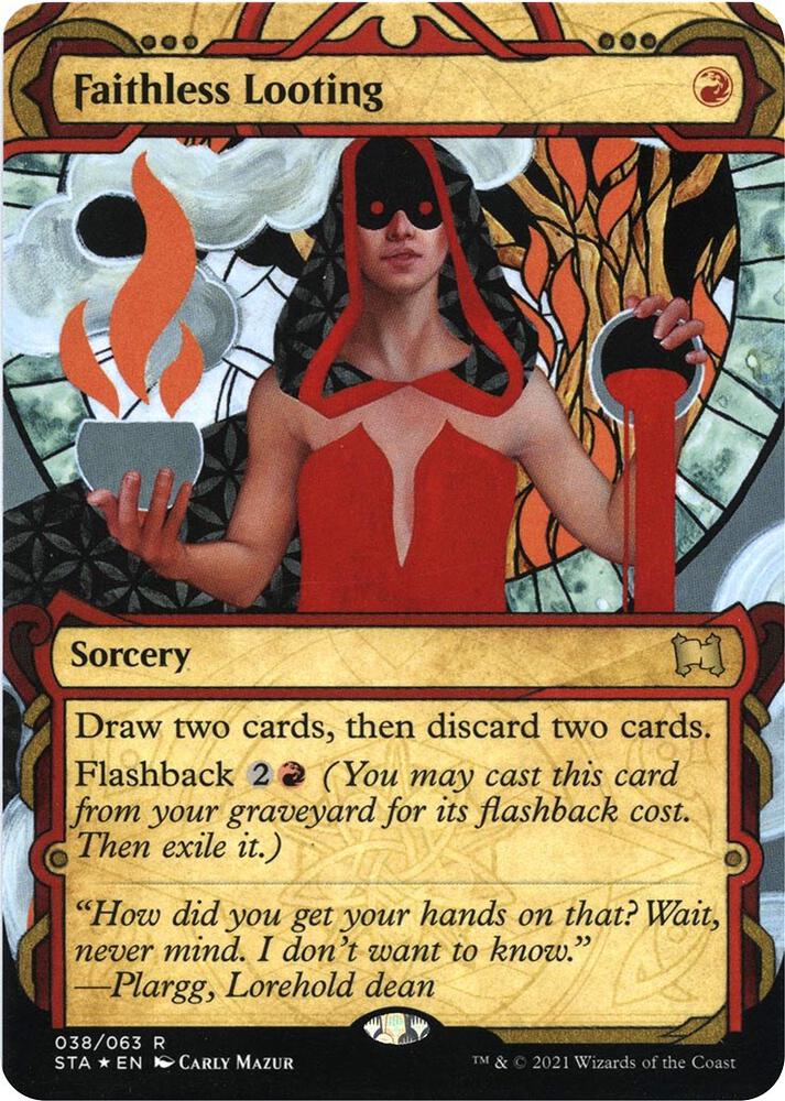 Faithless Looting (Foil Etched) (38) [Strixhaven Mystical Archive]