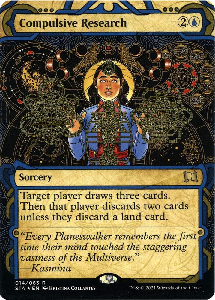 Compulsive Research (Foil Etched) (14) [Strixhaven Mystical Archive]