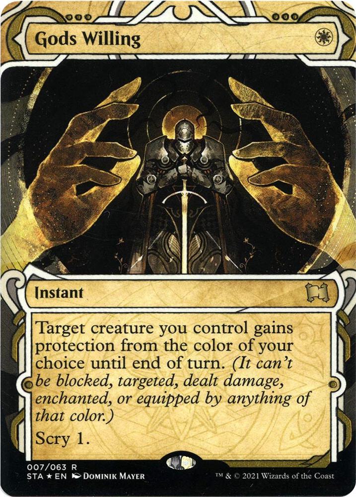 Gods Willing (Foil Etched) (7) [Strixhaven Mystical Archive]