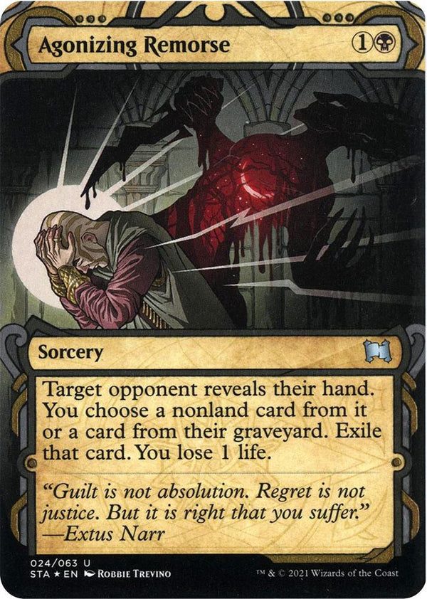 Agonizing Remorse (Foil Etched) (24) [Strixhaven Mystical Archive]