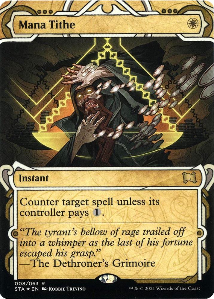 Mana Tithe (Foil Etched) (8) [Strixhaven Mystical Archive]