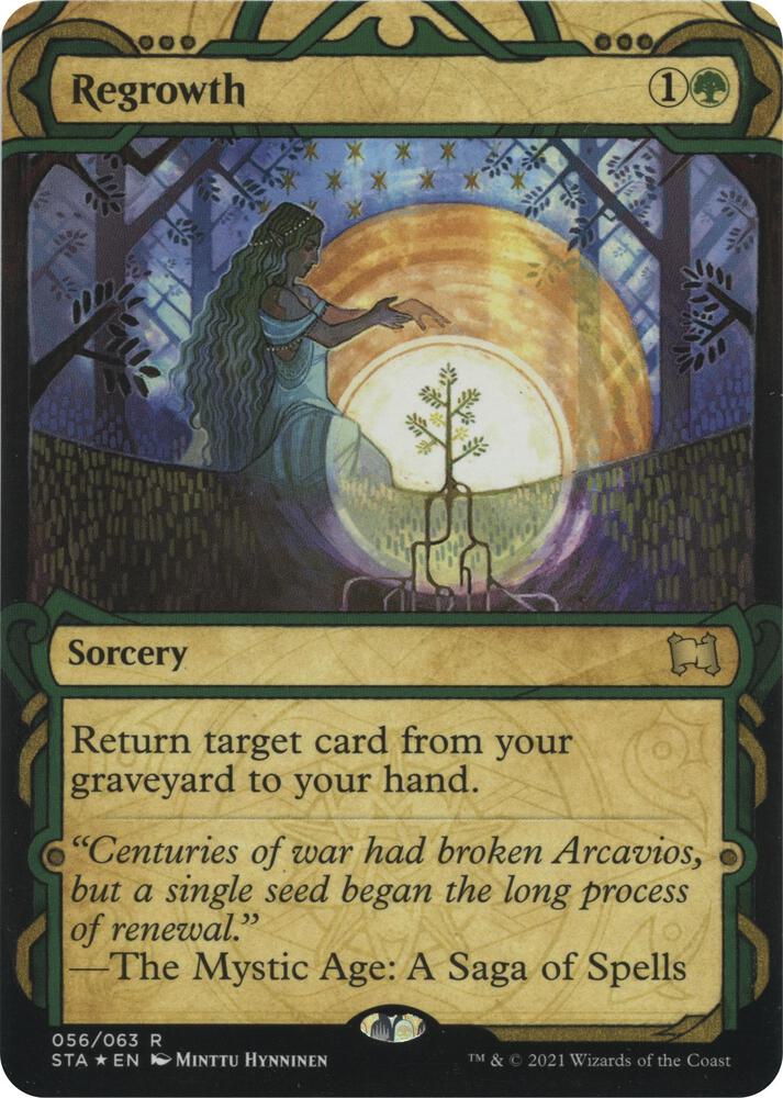Regrowth (Foil Etched) (56) [Strixhaven Mystical Archive]