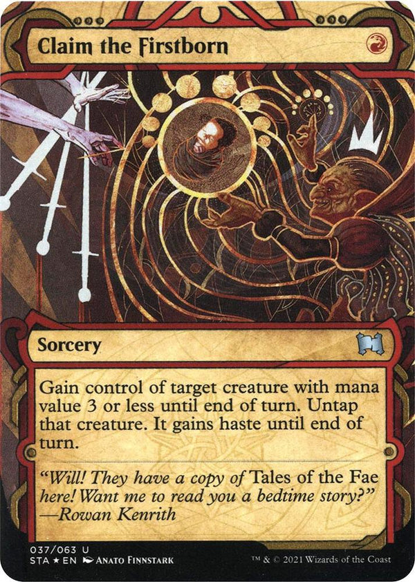 Claim the Firstborn (Foil Etched) (37) [Strixhaven Mystical Archive]