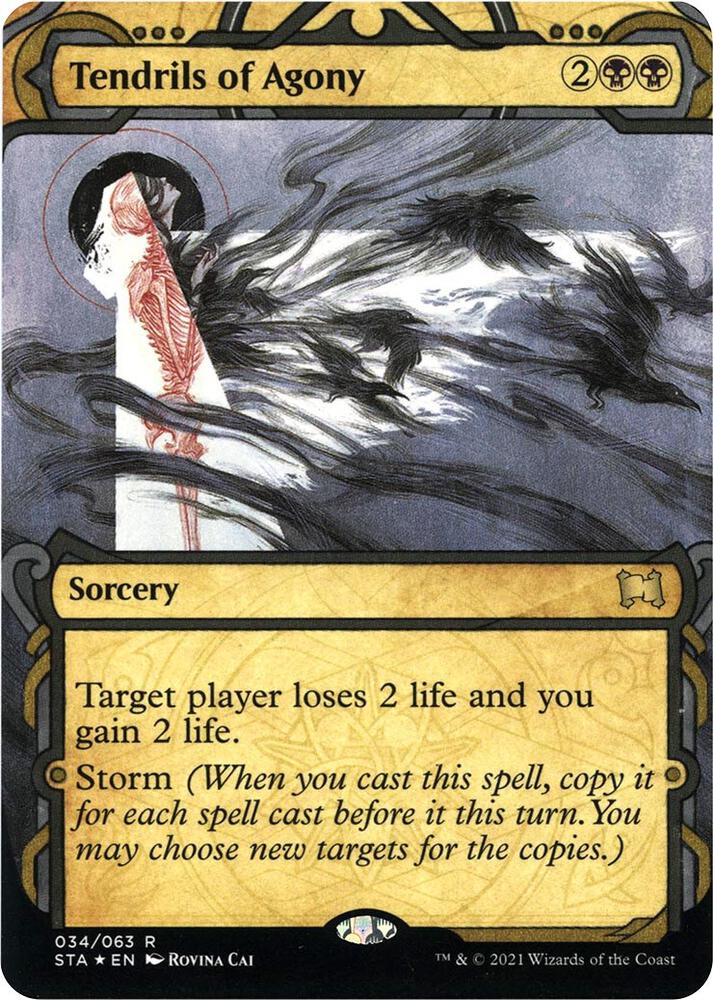 Tendrils of Agony (Foil Etched) (34) [Strixhaven Mystical Archive]