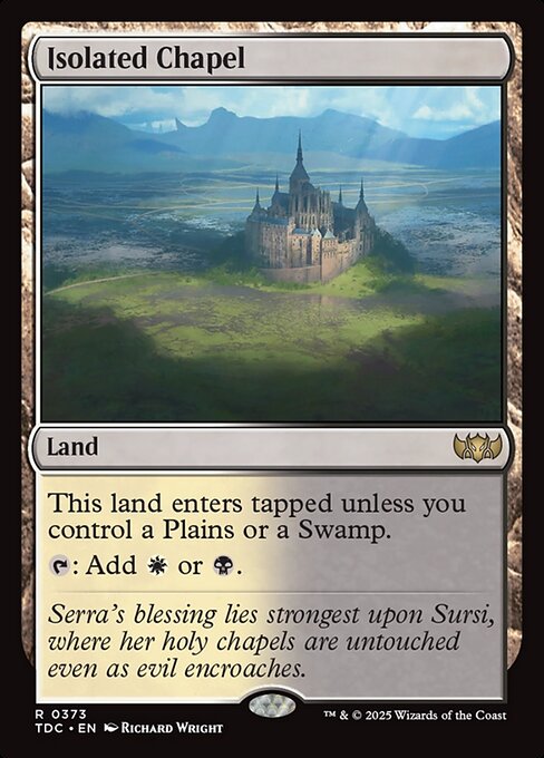 Isolated Chapel (373) [Tarkir: Dragonstorm Commander]
