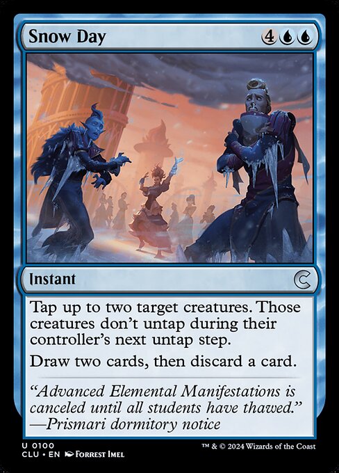 Snow Day (100) [Ravnica: Clue Edition]