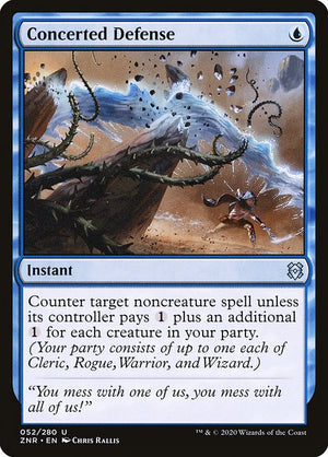 Concerted Defense (52) [Zendikar Rising]