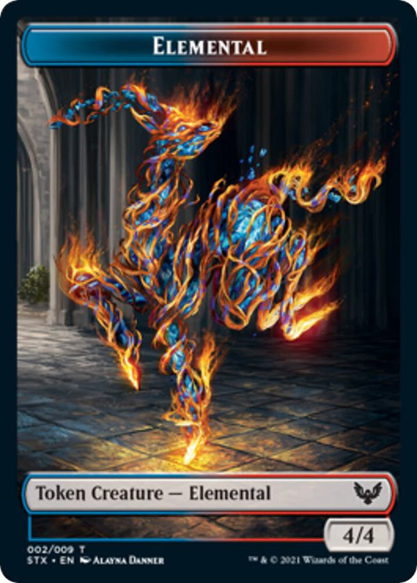 Elemental Token (2) [Strixhaven: School of Mages]