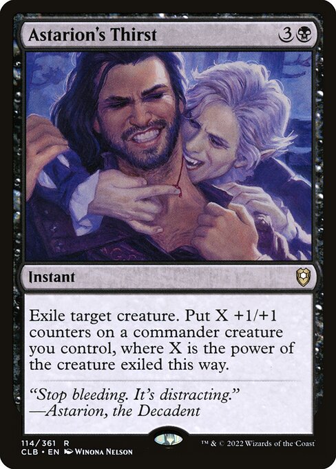 Astarion's Thirst (114) [Commander Legends: Battle for Baldur's Gate]