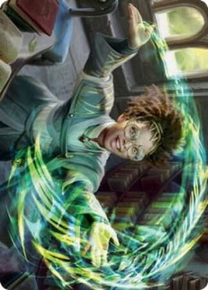 Eureka Moment Art Card (25) [Strixhaven Art Series]