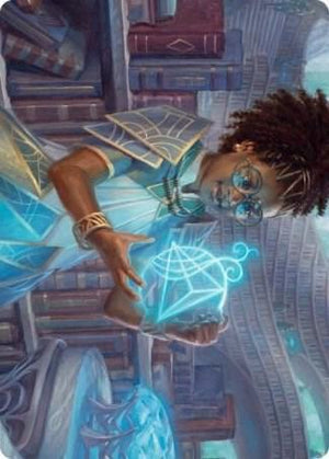 Zimone, Quandrix Prodigy Art Card (46) [Strixhaven Art Series]