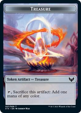 Treasure Token (7) [Strixhaven: School of Mages]