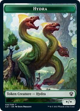 Hydra // Boar Double-Sided Token (16 // 12) [Commander 2021]