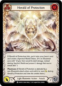 Herald of Protection (Blue) (MON016) [Monarch (Unlimited)]