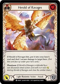 Herald of Ravages (Red) (MON017) [Monarch (Unlimited)]